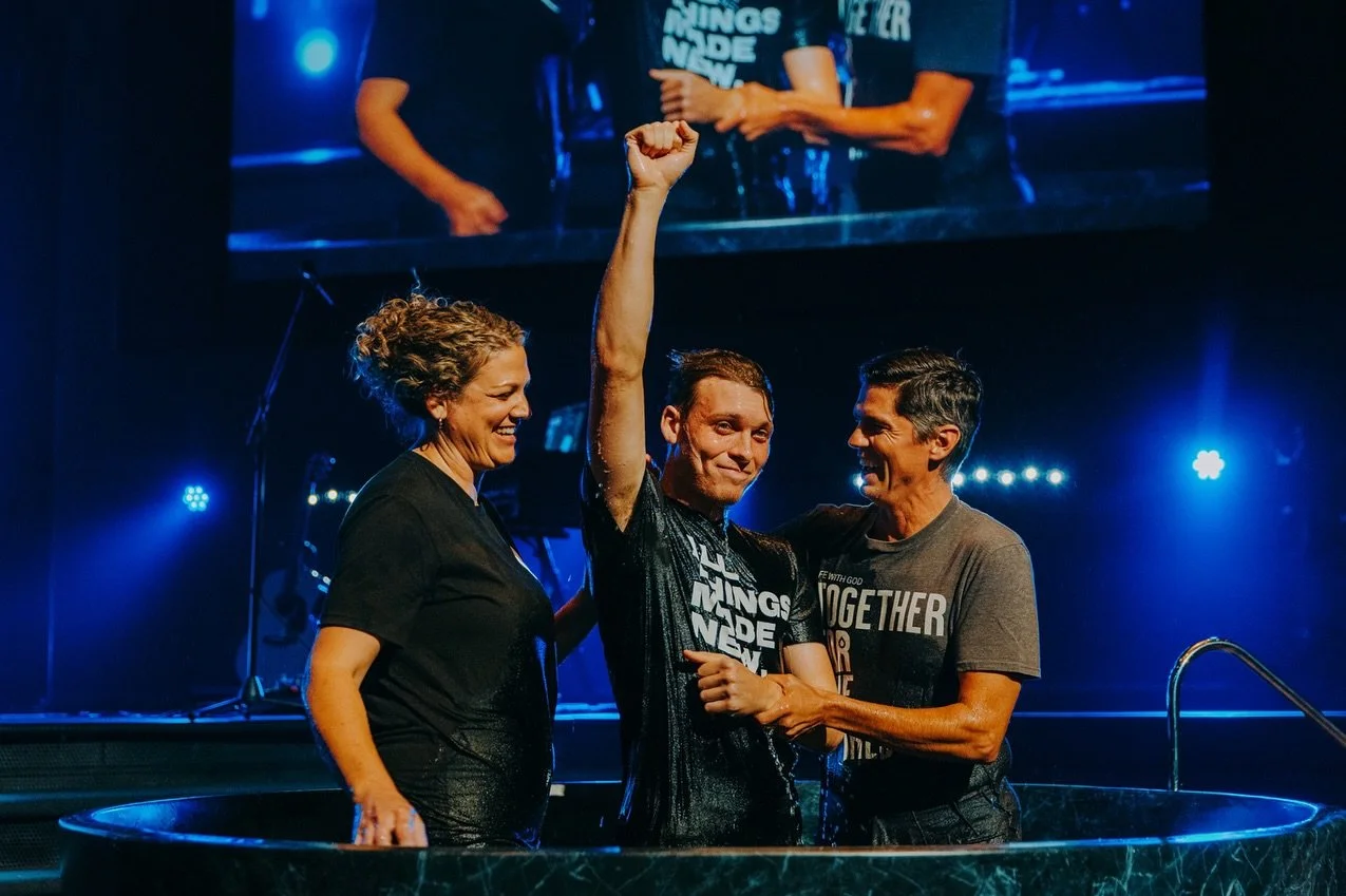 Happy Thanksgiving! 🩵
When we think of all the many things we are grateful for, our new life in Christ is at the very top of that list!

💧Last Sunday Night, we celebrated with 11 people in our church who went through our Fall Baptism Group. We hear