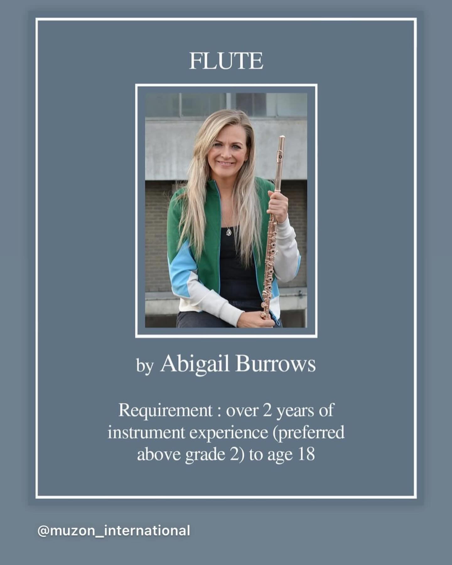 Applications are open! Please spread the word to any young flute players 📣
&lsquo;Next Young Talent Music Project&rsquo; this summer, Muzon International Institute 🎶 
***
Introducing the faces of the Young Talent Music Project! Flute by Abigail Bur