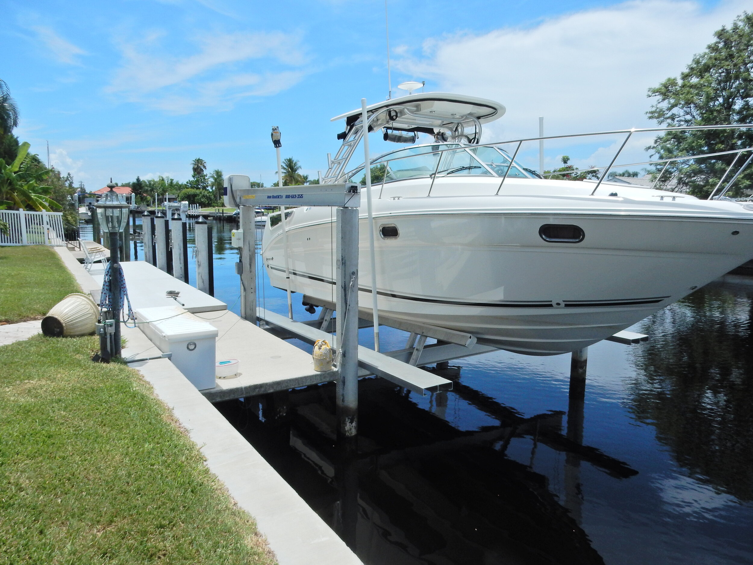 New Dock and Boat Lift!