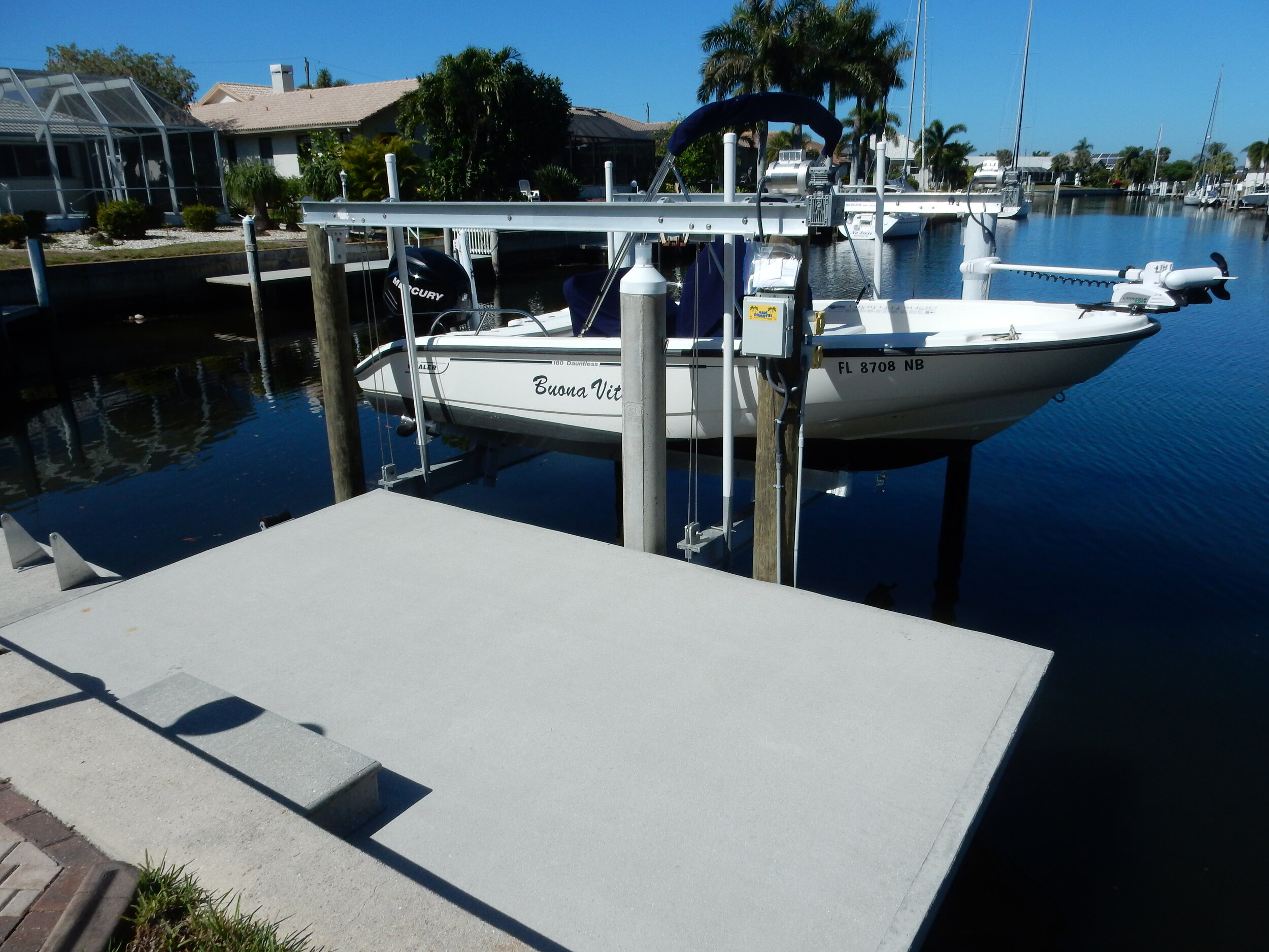 Brand  New Dock and Boat Lift!