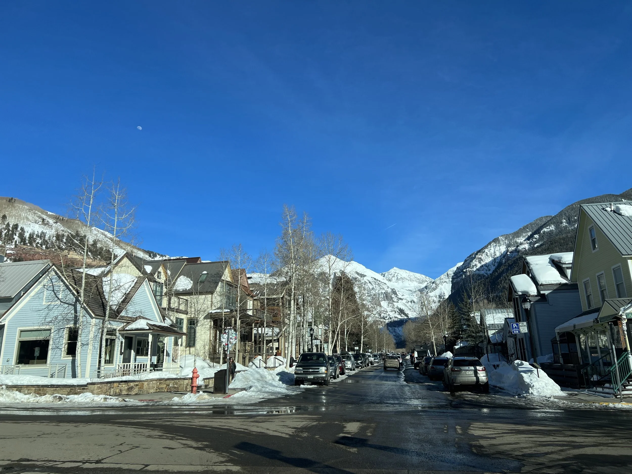 The ski town of Telluride, Colorado.