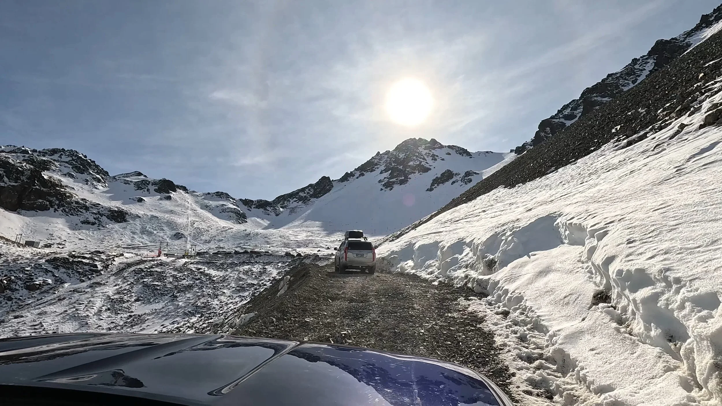 4x4 access road to New Zealand club field.