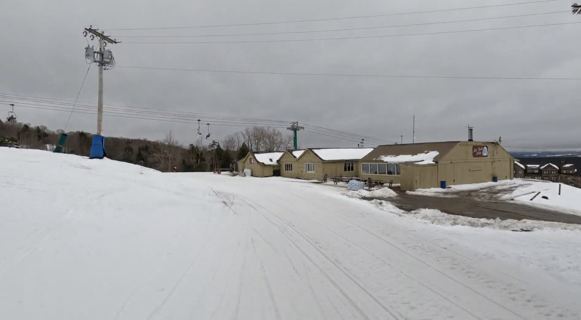 A ski lodge at Burke ski resort, Vermont