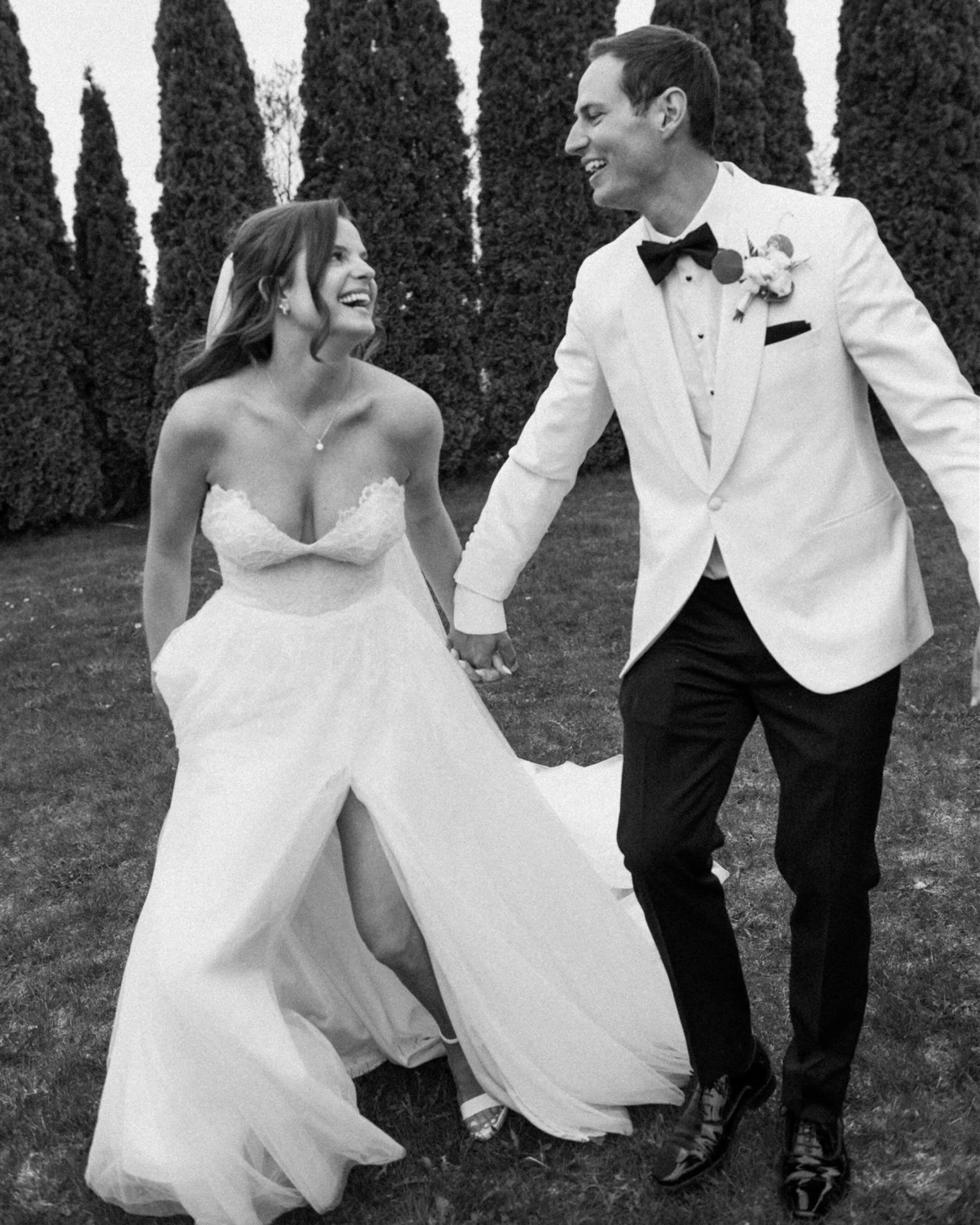 fireball, solid one liners, and so many laughs &mdash; Megan + Jordan&rsquo;s wedding day was a love letter to not taking yourselves too seriously ❤️&zwj;🔥