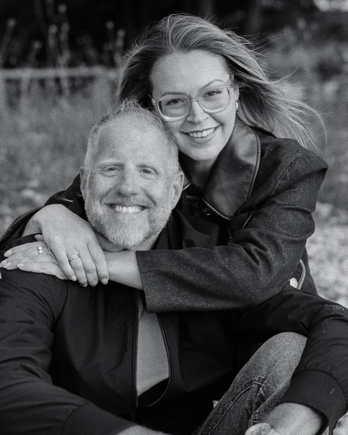 Courtney &amp; Jonathan &mdash; shoot for &ldquo;just because,&rdquo; for today, and for the memories. forgot how much I love ilford HP5 400 🖤