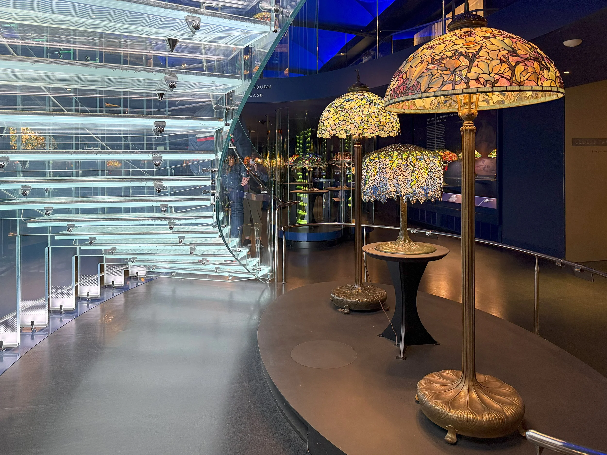 Tiffany Lamps at the New York Historical Museum