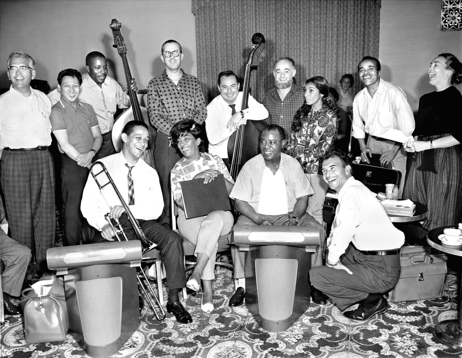 Rehearsal for the Brubecks’ musical, The Real Ambassadors. San Francisco, California, 1962. Courtesy of the Brubeck Collection, Holt-Atherton Special Collections, University of the Pacific Library. Copyright Dave Brubeck. Photograph by V.M. Hanks,
