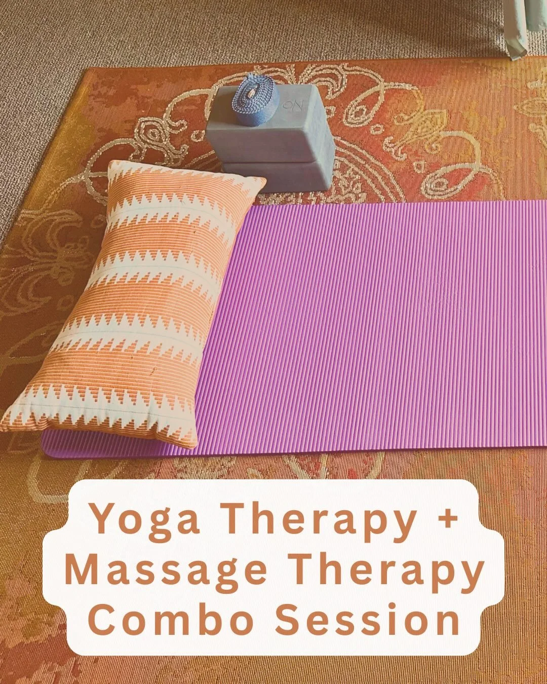 If you&rsquo;re seeking support with chronic stress, burnout or trauma recovery, I can help you with my yoga therapy + massage therapy combo session. 

This 90 minute session supports regulation from the inside out. 20-25 minutes of yoga therapy gent