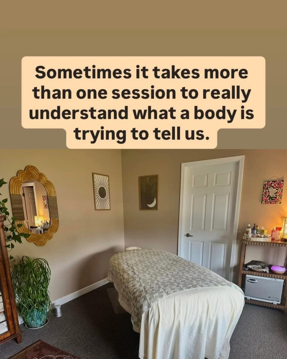 Sometimes it takes a little time to really listen to someone&rsquo;s body. 

A client came in recently with significant sciatic pain and trouble sleeping. During our first massage therapy session, I listened to what she was experiencing, worked with 