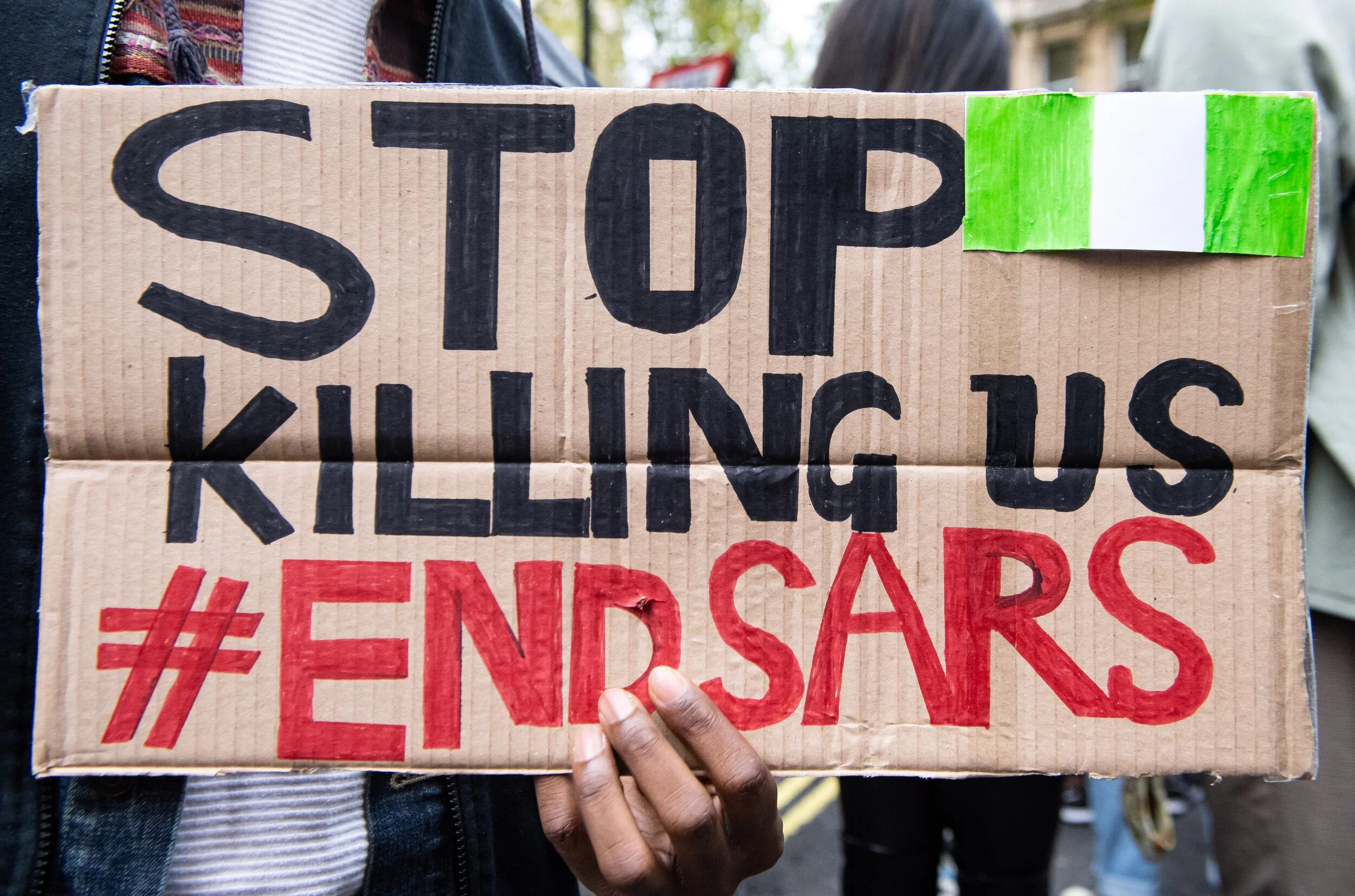       
  
      A Global Call to Justice      Words  Sarah Adama   What happens when the people that are supposed to protect and serve the people - do the complete opposite? The people protest. Nigerians aren’t protesting for electricity or water, th