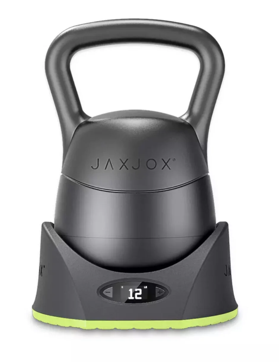 Jaxjox KettlebellConnectIt’s easier to stay on a cardio workout because the thought of strength training means weights and weights requires space. Enter the Jaxjox KettlebellConnect, which is the most efficient way to have a whole set of kettlebells…