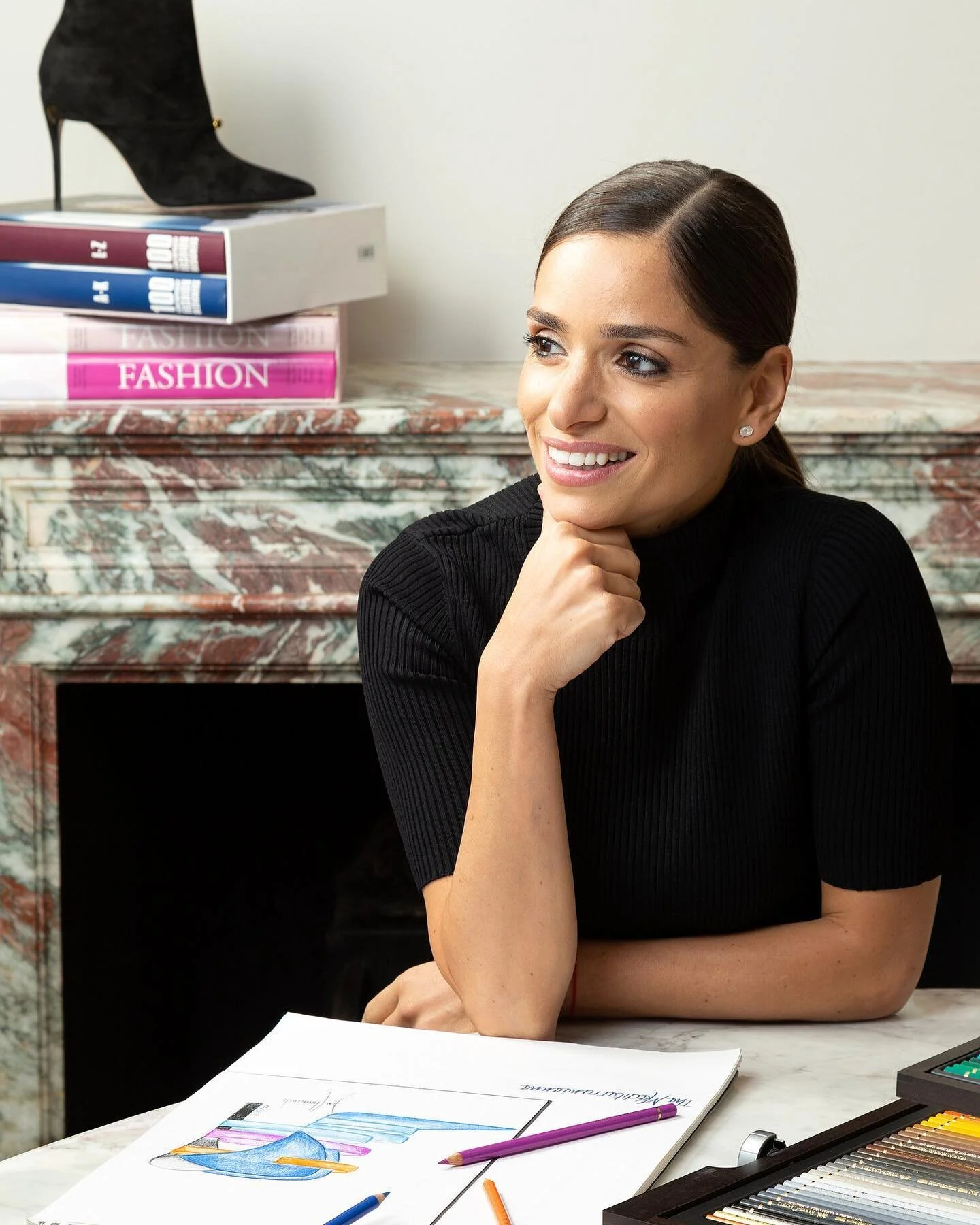 Jennifer Chamandi Boghossian is the founder and creative director of her eponymous footwear brand @jenniferchamandi, with its distinctive gold-plated &lsquo;eye of the needle&rsquo; shoe detailing. In our March issue of #WomenInLeadership, she talks 