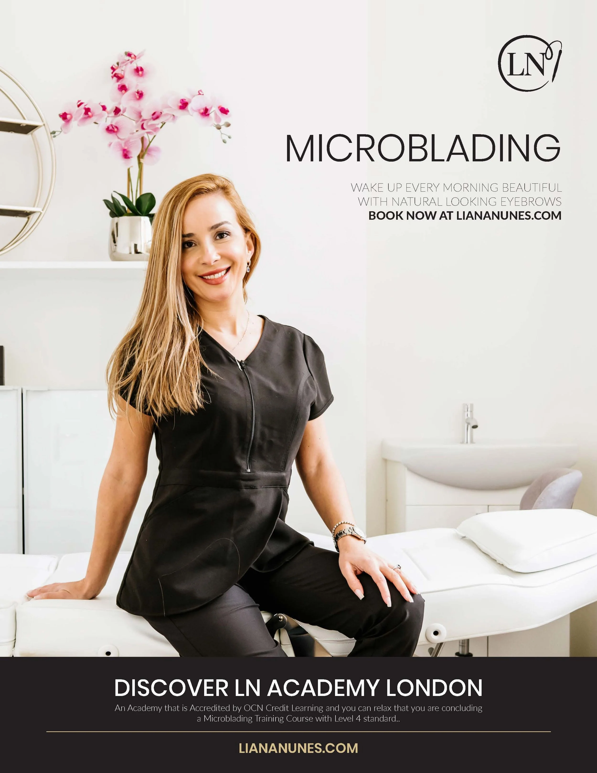 LN Micropigmentation Clinic advert
