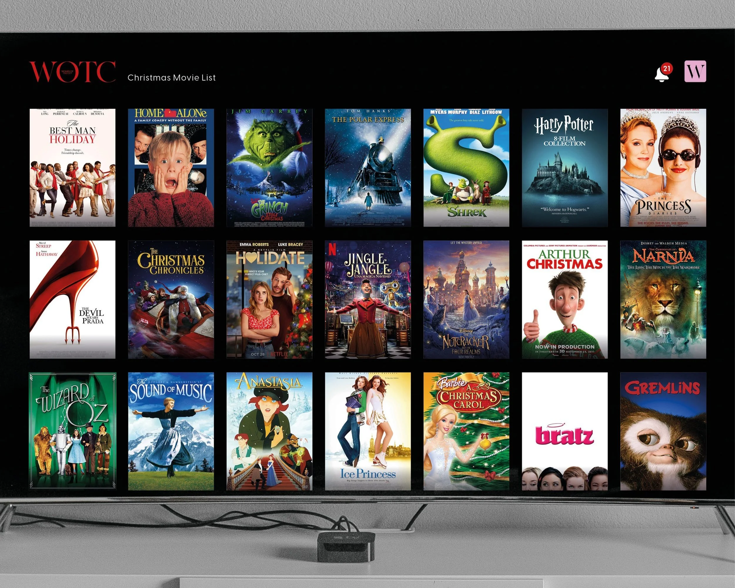 Christmas Movies with WOTC