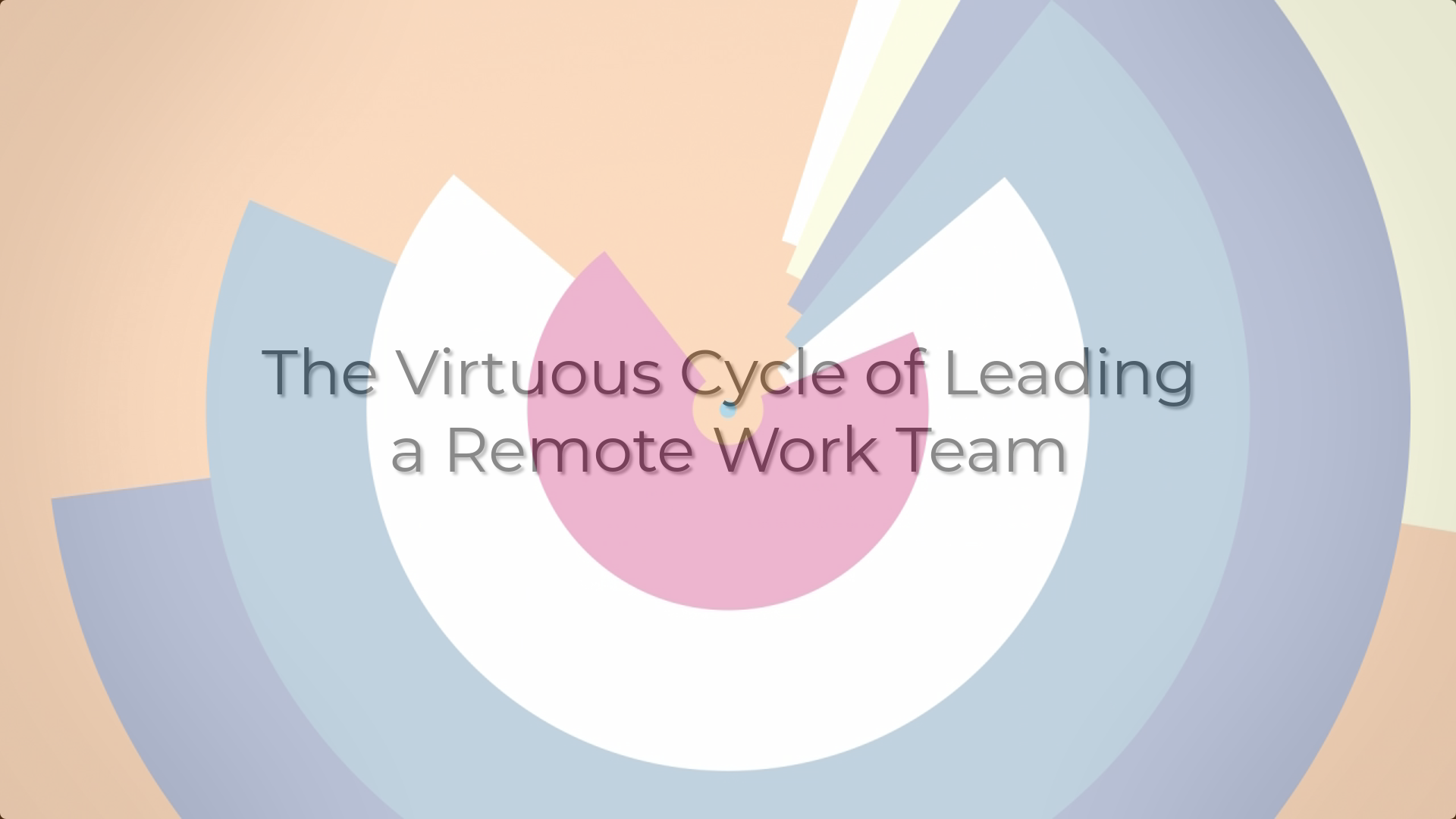 Creating a Virtuous Cycle for Remote Team Effectiveness
