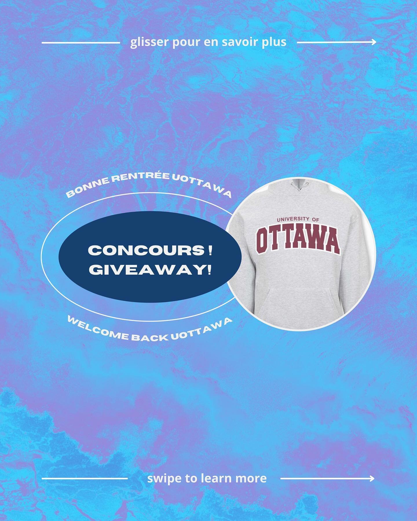 Just as you're preparing to return to campus, Compass is preparing for another year of helping you navigate personalized mental health and wellness resources! 💙

To kick off this upcoming school year we want to give you some free uOttawa merch! 🥳

