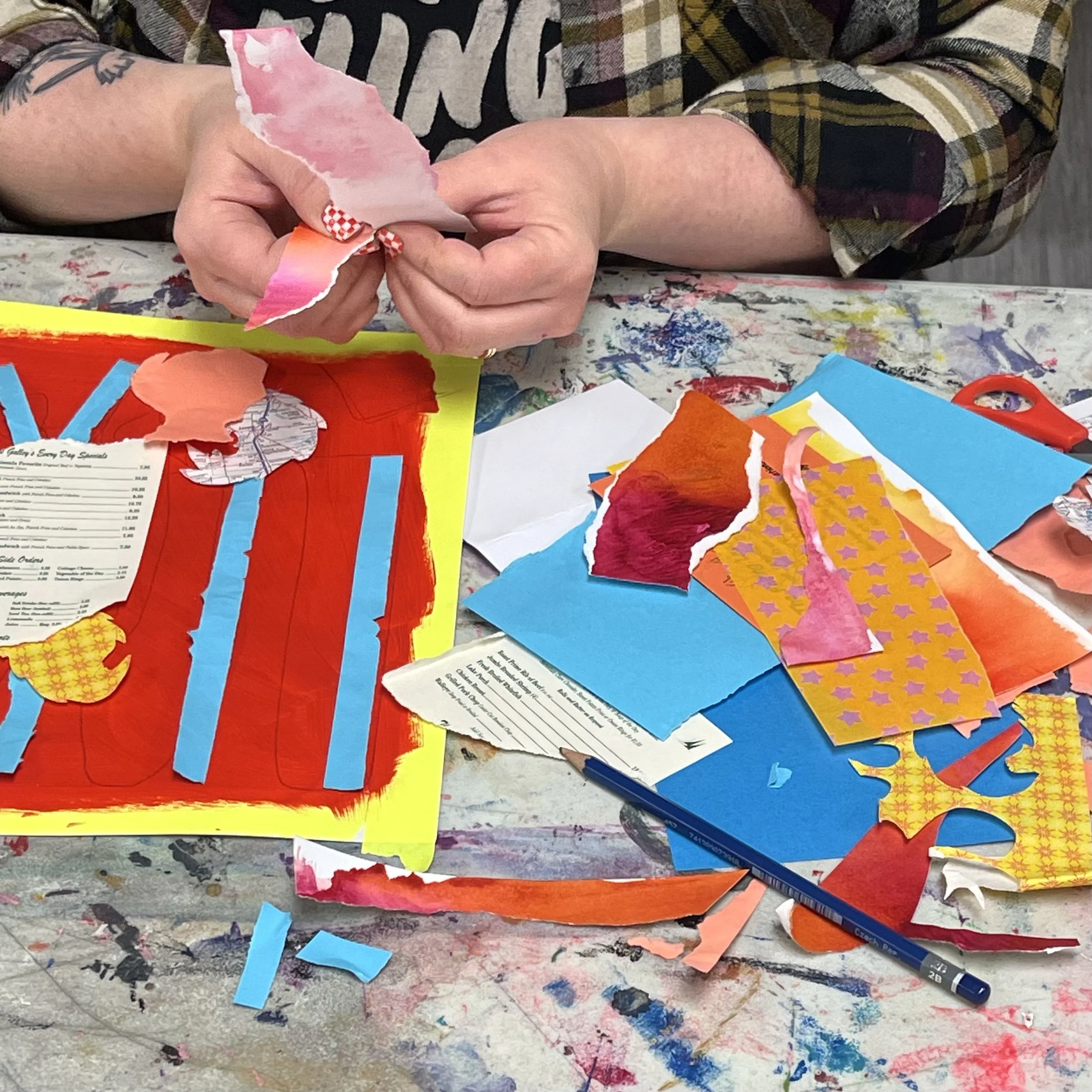 WORKSHOP: Mixed-Media Mystery Project at Lansing Art Gallery