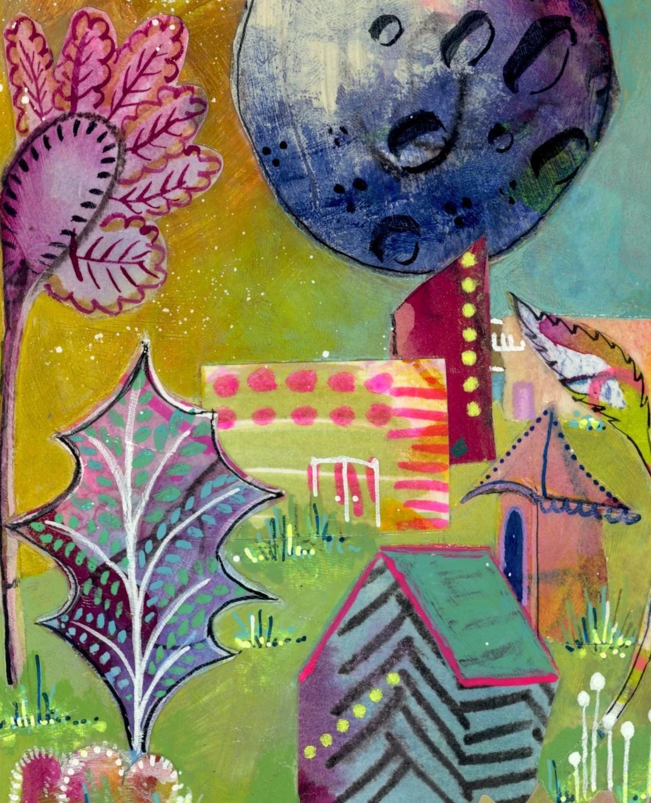 TODAY! I'm having a little Studio Archive Sale at Art Feast in Old Town Lansing from 11-6. Stop by for special pricing on select original artwork from the archives, rarely spotted art prints, and many best-selling designs!⁠
⁠
Dan and I are sharing a 