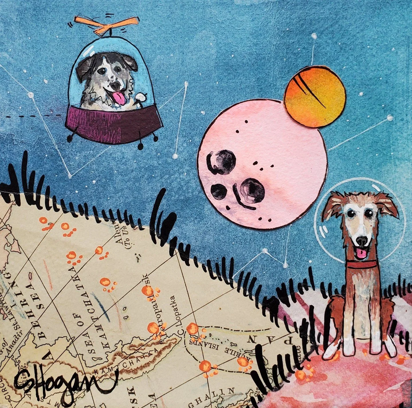 I have room for just a few Pets in Space pieces in my pre-holiday schedule. I'll be sending an email to the waitlist next week. If you're not on the list, comment below, DM me, or find the direct sign-up link in my profile! Historically, I have not b