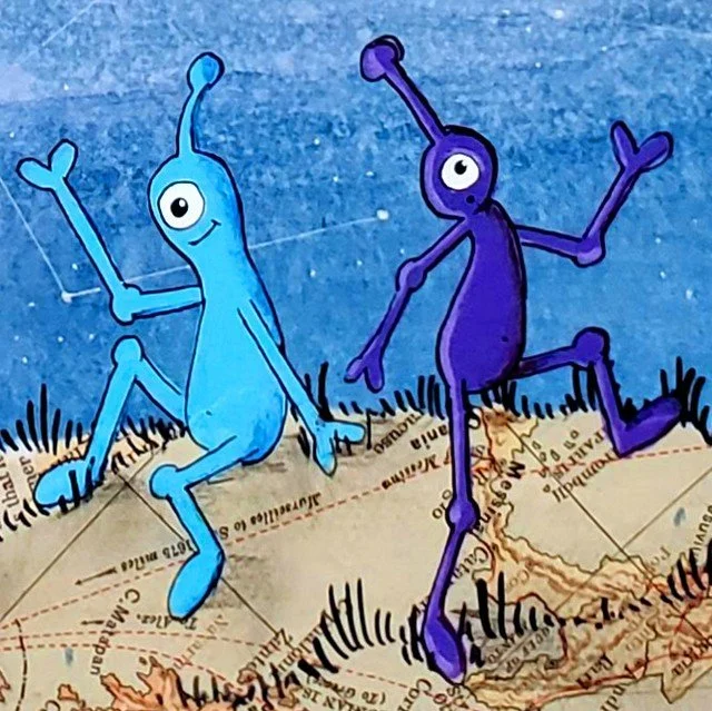 In addition to Pets in Space, I'm considering offering a limited quantity of Alien Families for the holidays. What do you think? Would you like to see your fam represented in sassy alien form?