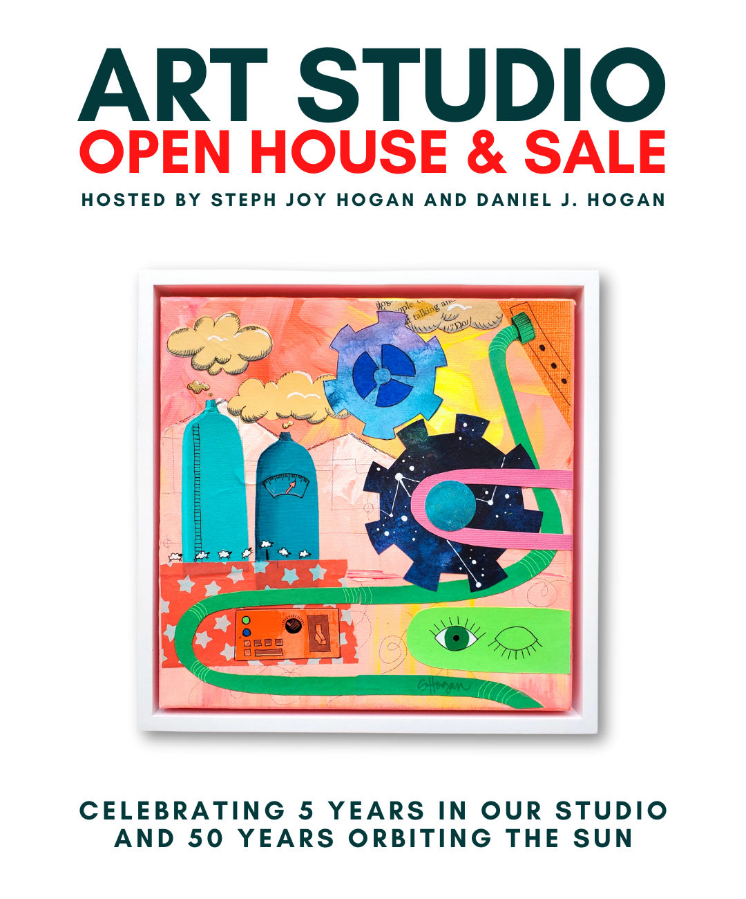Studio Sale: Open Studio Party with Steph Joy Hogan and Daniel J. Hogan
