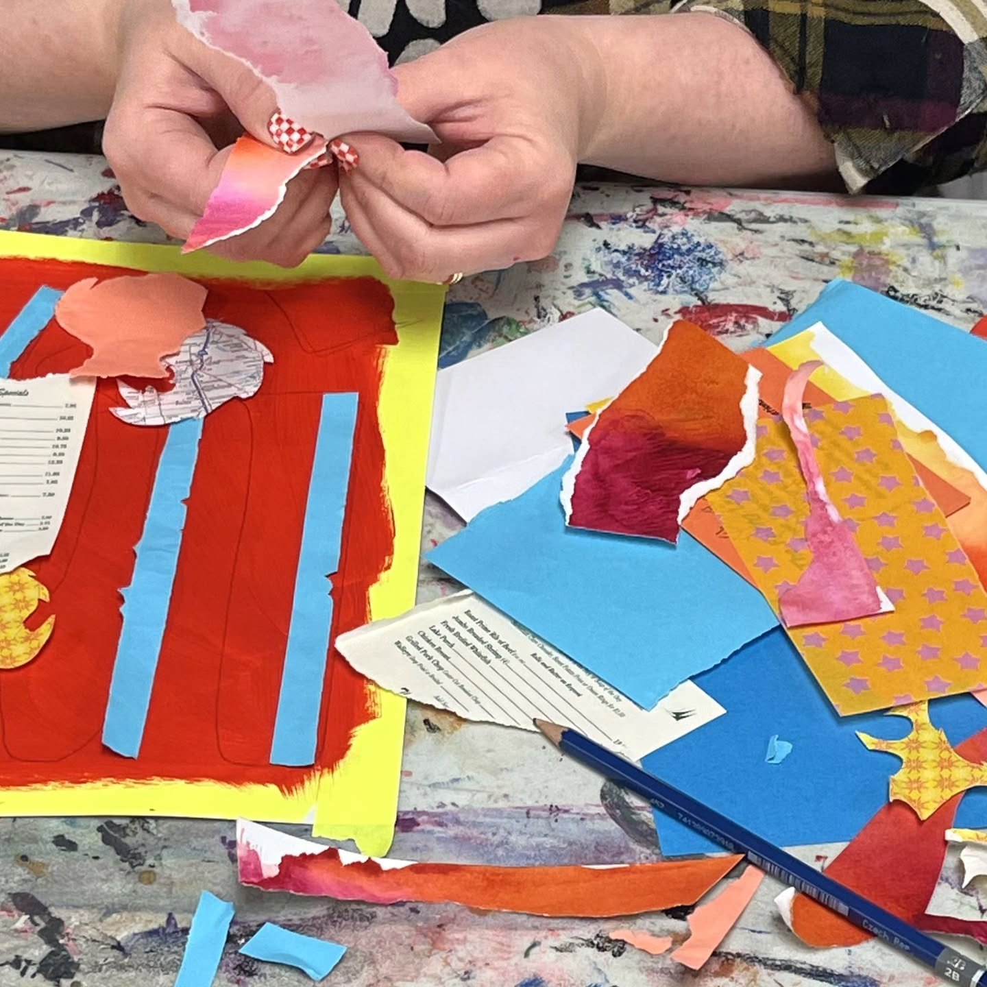 We're building community and fanning little flames of joy and creativity in my Cedar Street Art Collective studio, and we'd love for you to join us!⁠
⁠
Registration is open for the Visual Storytelling Mixed-Media workshop next Saturday, March 7th. I 