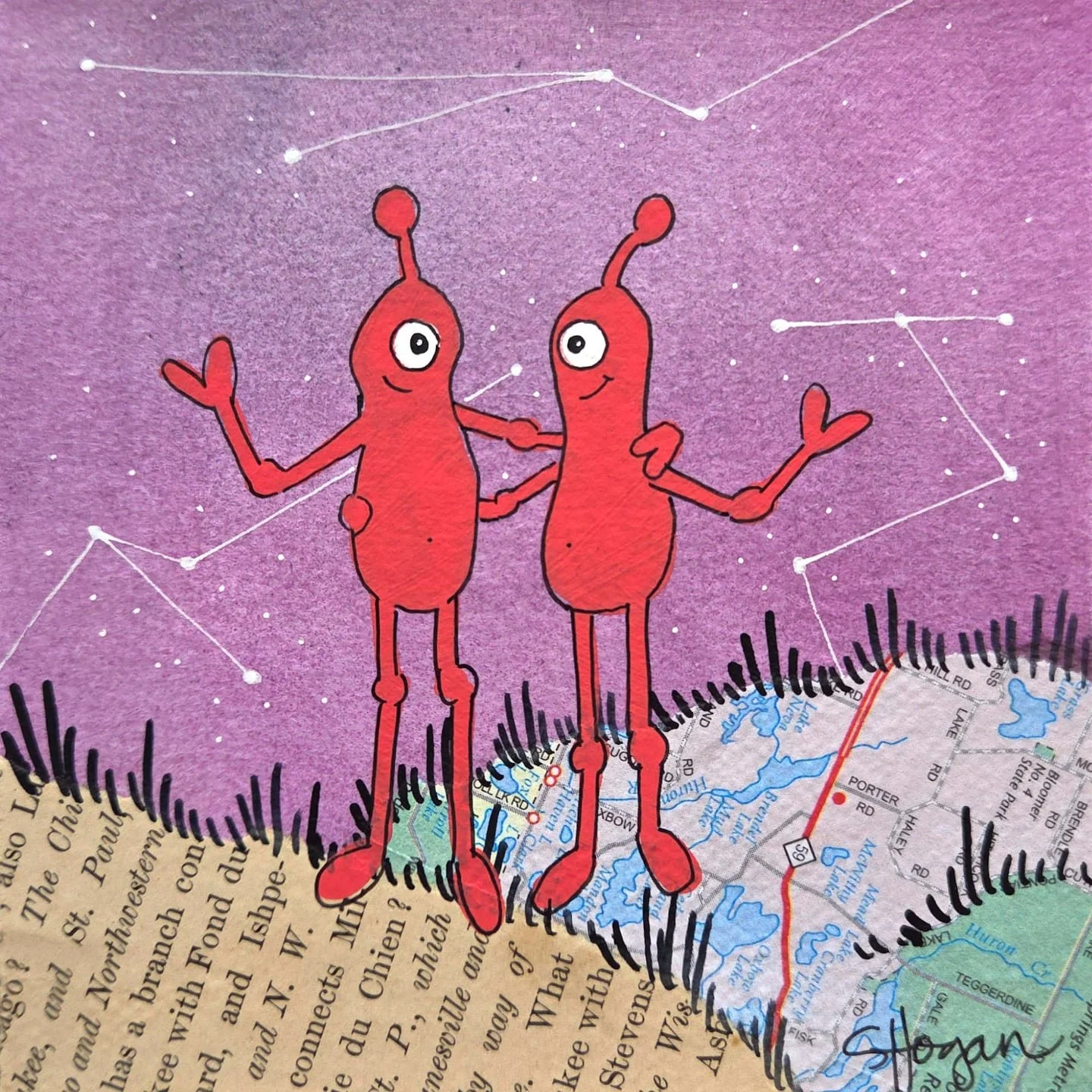 What if we just left it all behind and evolved into cosmic creatures together?