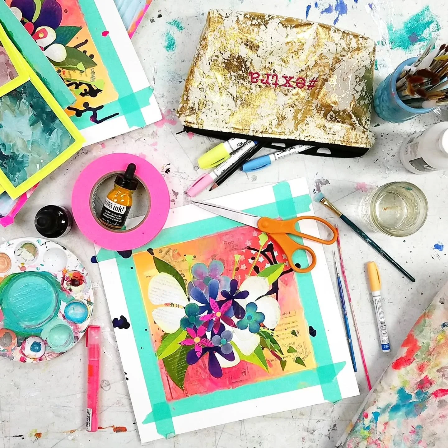 💐 Second date added for the April Mixed-Media Florals workshop! 🪻⁠
The Saturday, 4/25 workshop filled up almost immediately so I added 2 additional seats to Saturday and a second date on Friday, 4/24! Registration is required. Invite a friend and s