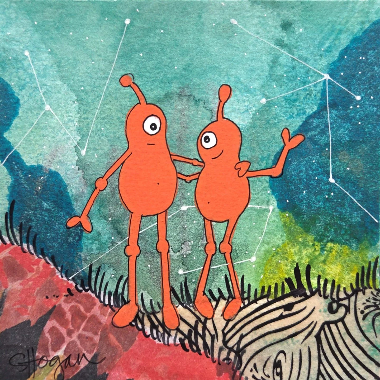 What adventures would you and your bestie get up to in space?