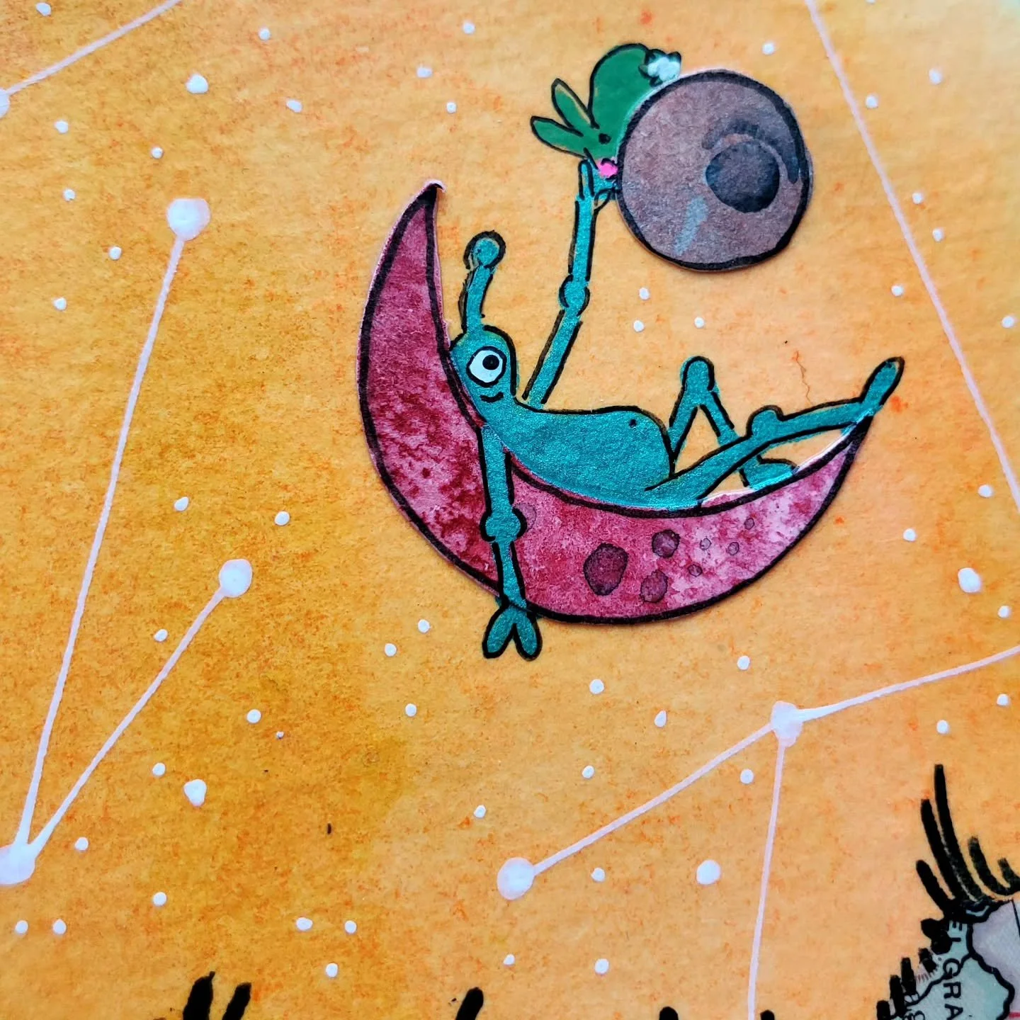 If we turned your best friend into an alien in space... what would they be doing?⁠
⁠
⁠
⁠
Custom 'Friends in Space' artwork is currently available to my VIP list. Didn't get the email on Tuesday? Let me know and we'll fix that!