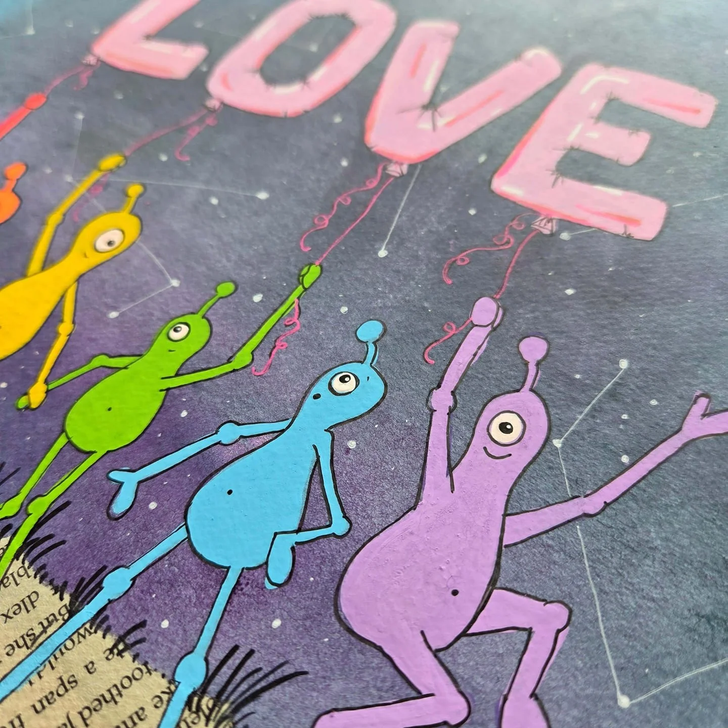 Two custom Friends in Space spots left! See the link in stories/on my profile for details on requesting your art!