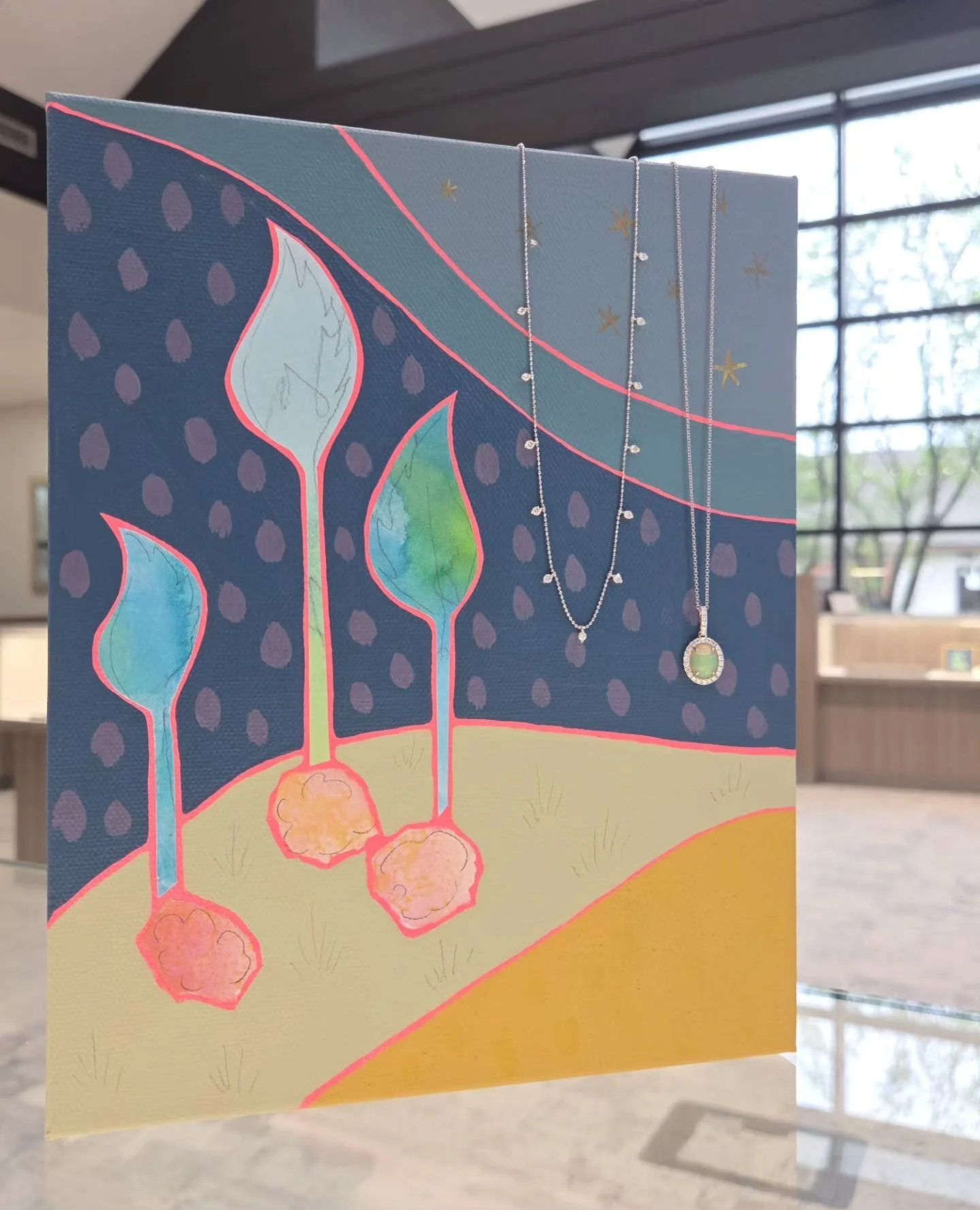 Excited to have a variety of my Seedlings and Hugs available for purchase at @bbkfinejewelry just in time for Mother's Day! People love collecting Seedlings that have the right number of sprouts to represent their children or their whole family. If y