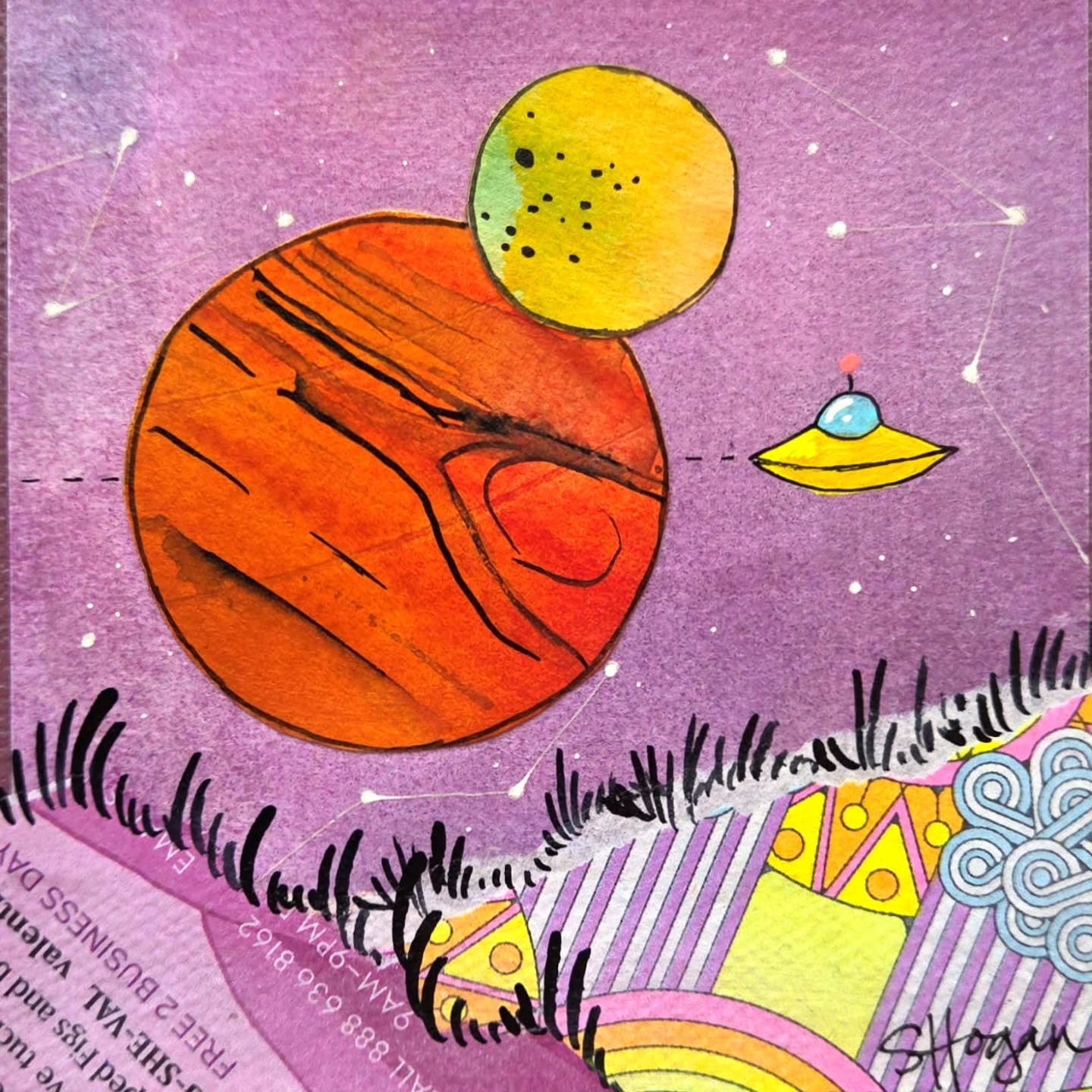 Predicted UFO sighting: May 16 &amp; 17 at East Lansing Art Festival! 
Find Dan and me downtown on MAC near the Riv. 💖