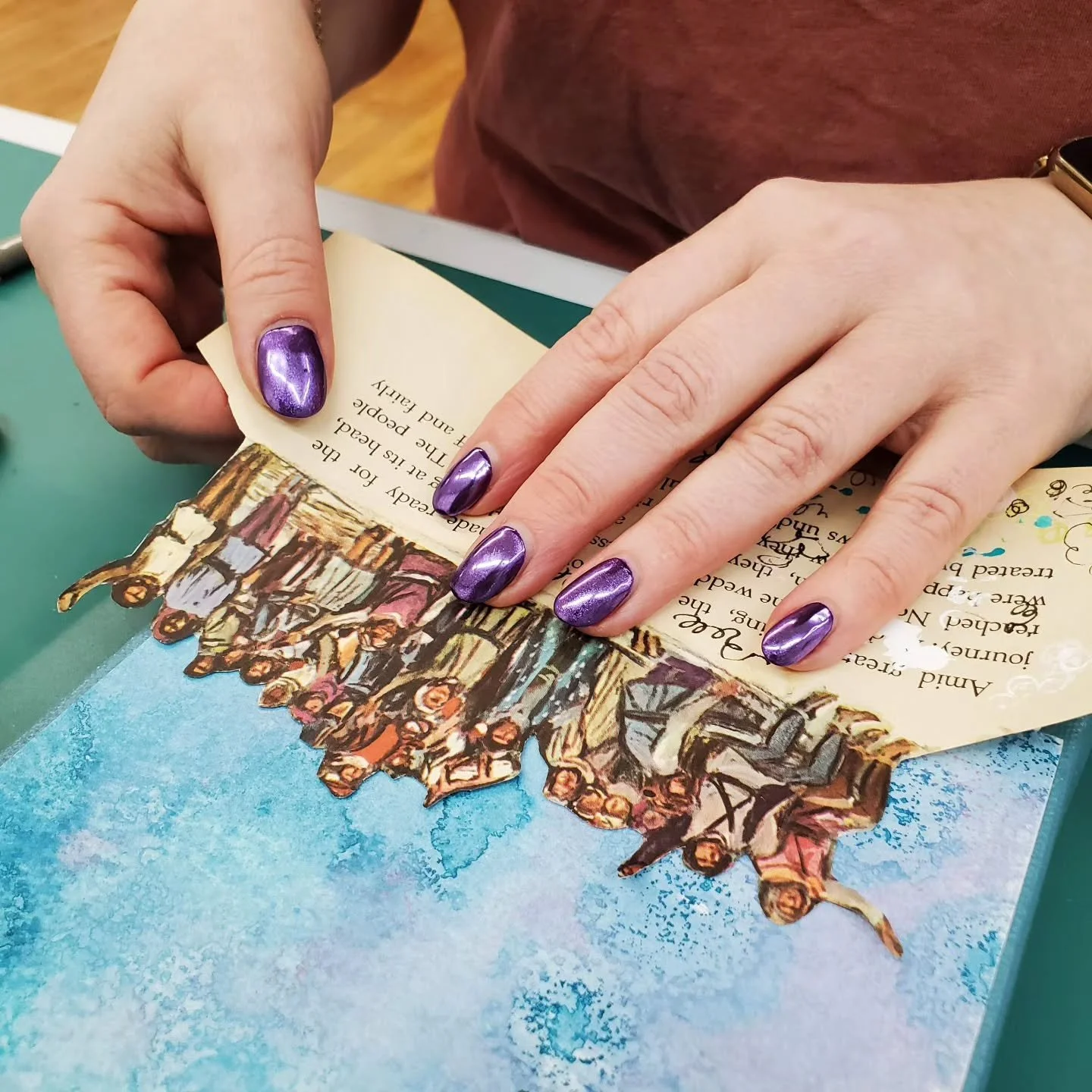 Let's go on adventure together! Today until 5pm find me at the Saugatuck Art Festival and explore the whimsical worlds I conjur with these found paper scraps. I'm on Main Street at the corner of Butler. See you soon!
