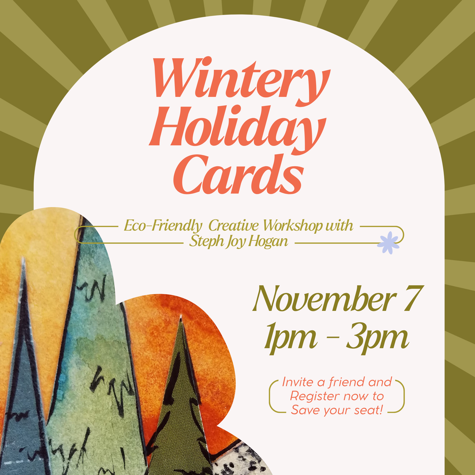 Saturday, November 7 | Wintery Greeting Cards