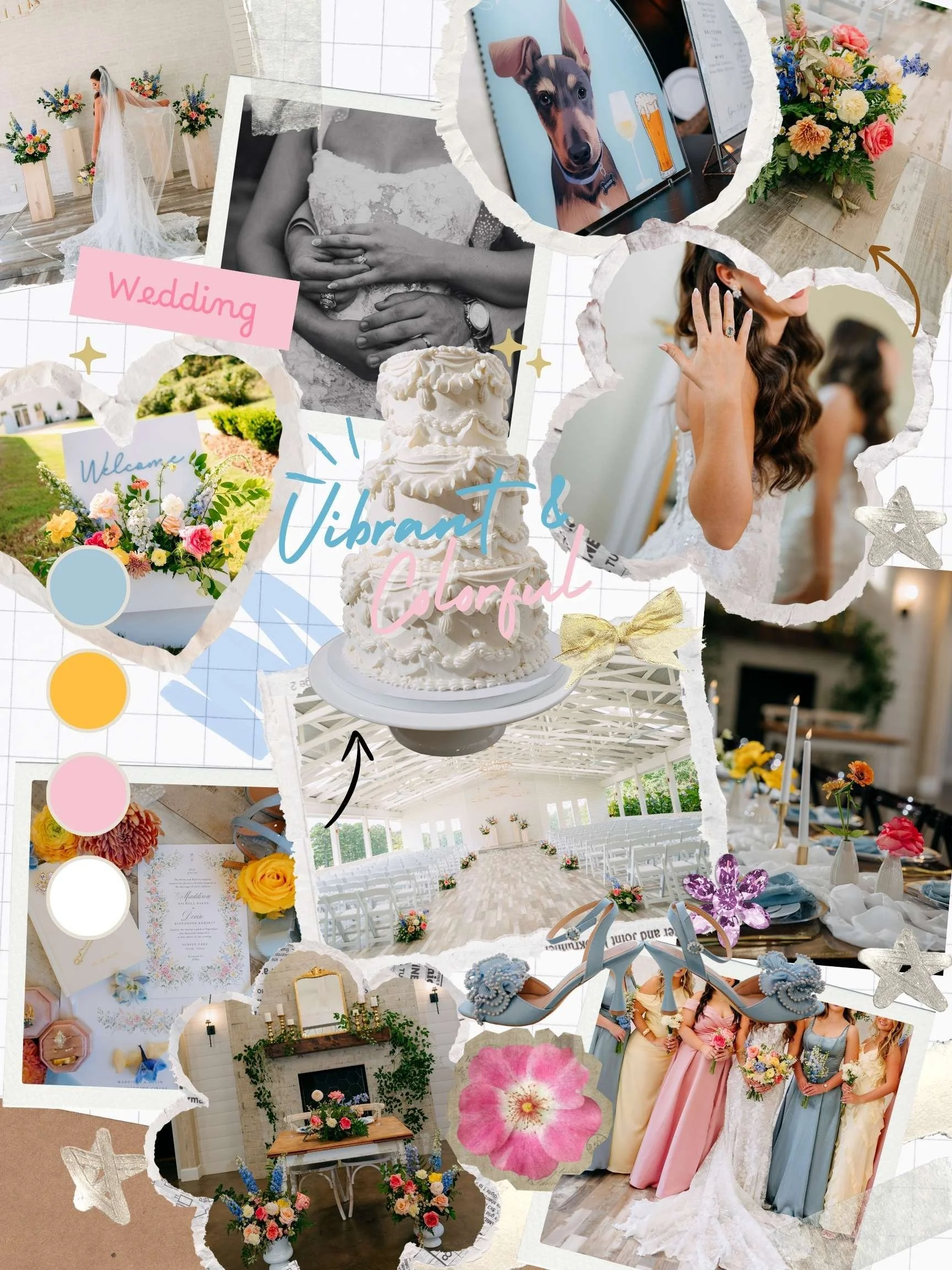 A Bold, Colorful Wedding Celebration