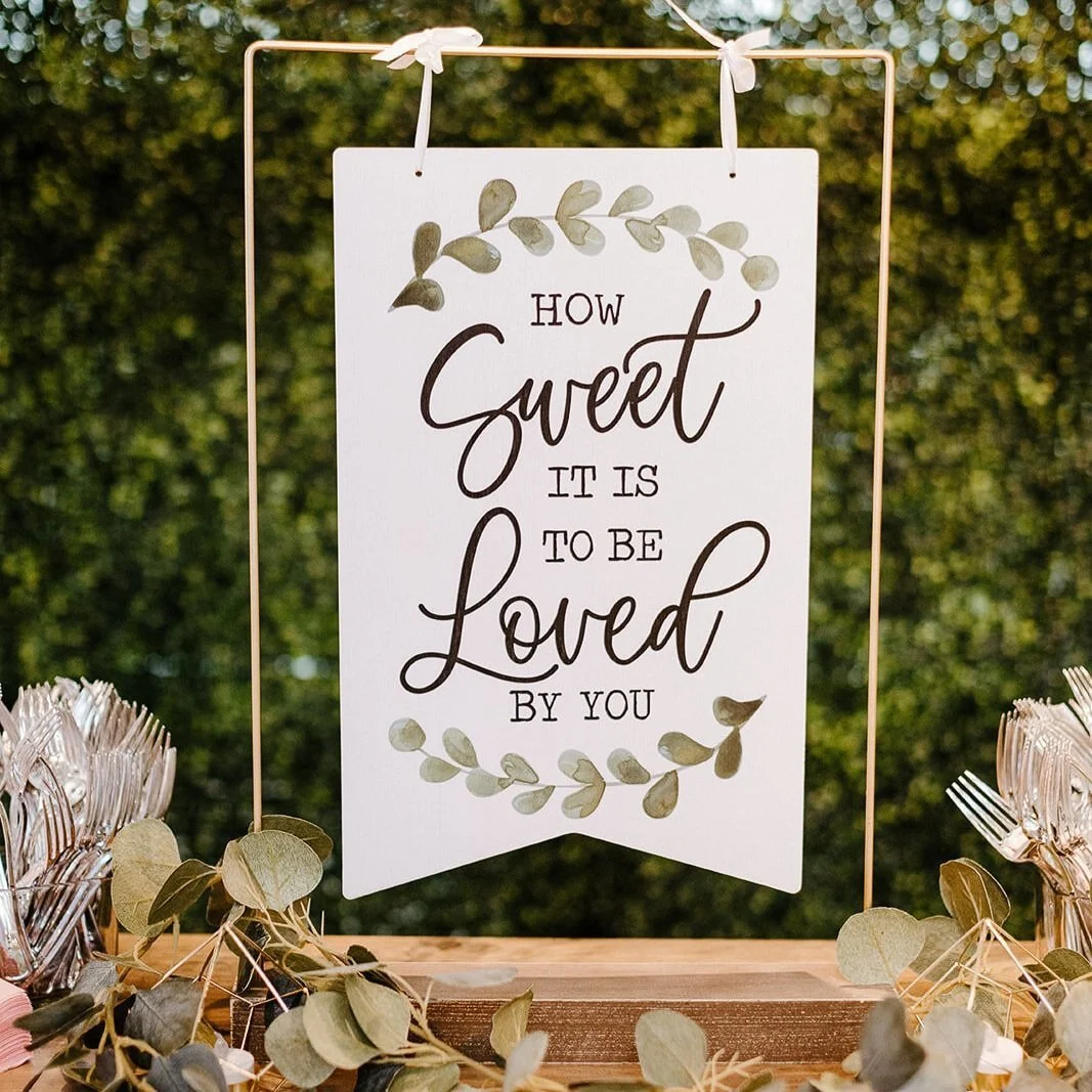 Dessert sign for wedding