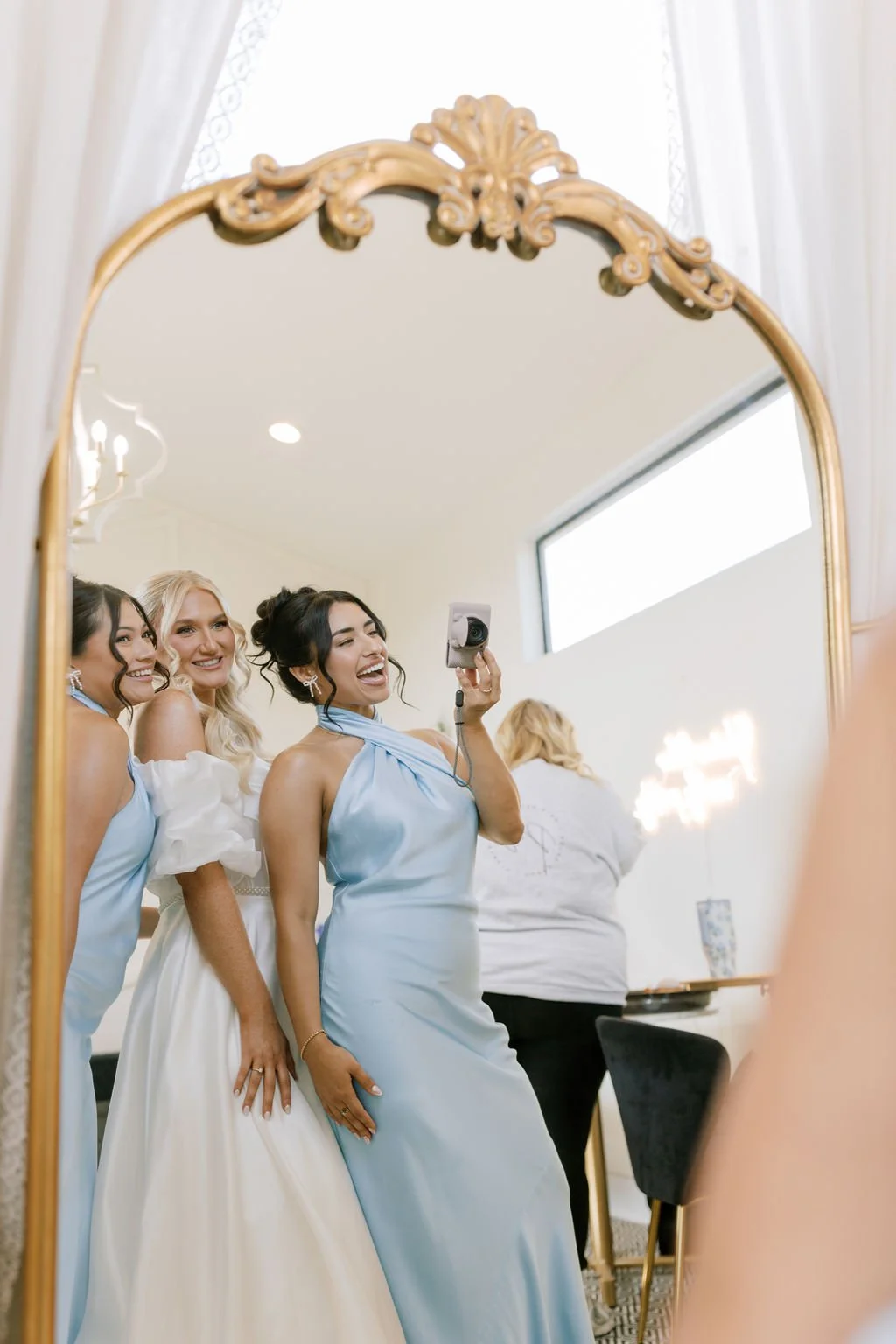 getting ready room at wedding venue in texas