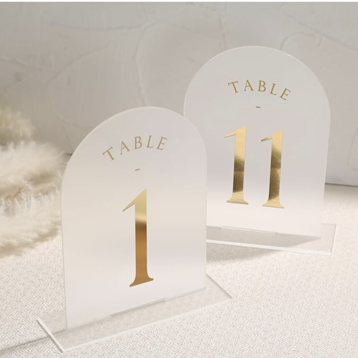 modern table number