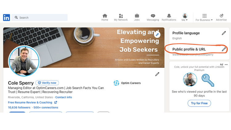 How to Put LinkedIn on Resume — Optim Careers