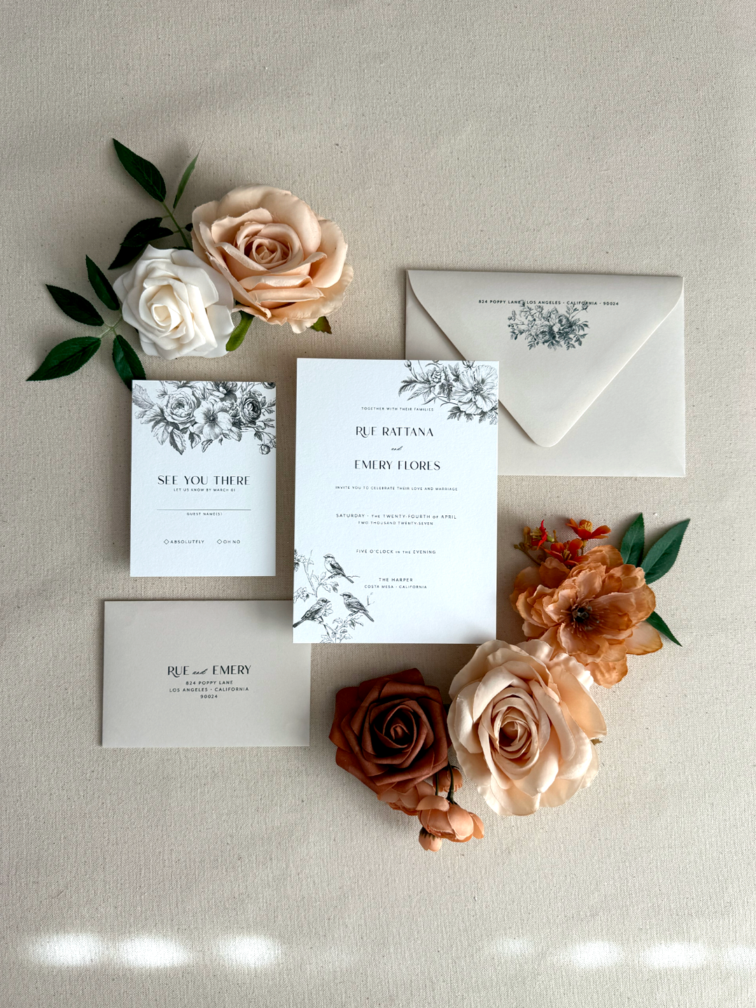 The Mia Invitation Package