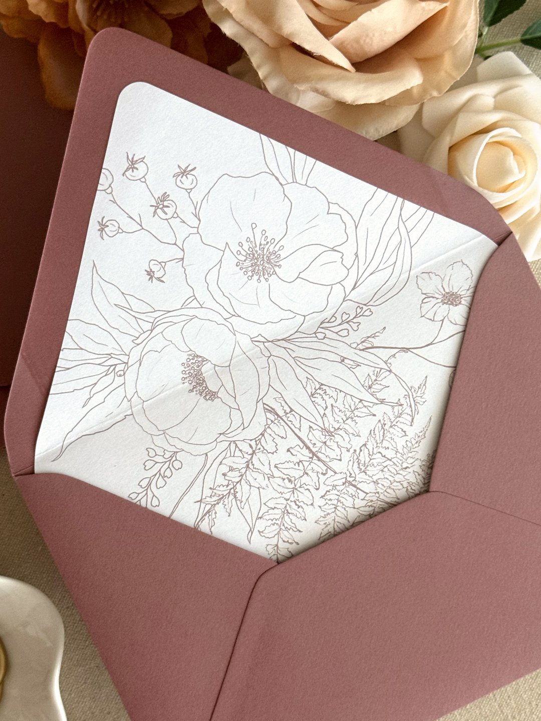 floral envelope liner_digital-letterpress-foil stamp printing_Summer_Boho Wildflower Illustrations Invitations_rose-cotton_05.jpg