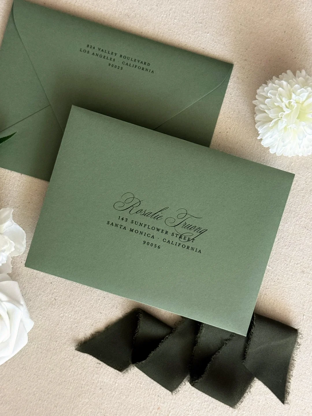 printed guest addresses-olive green-sage_digital print_Olivia_White Garden Invitations_mid green_05.jpg