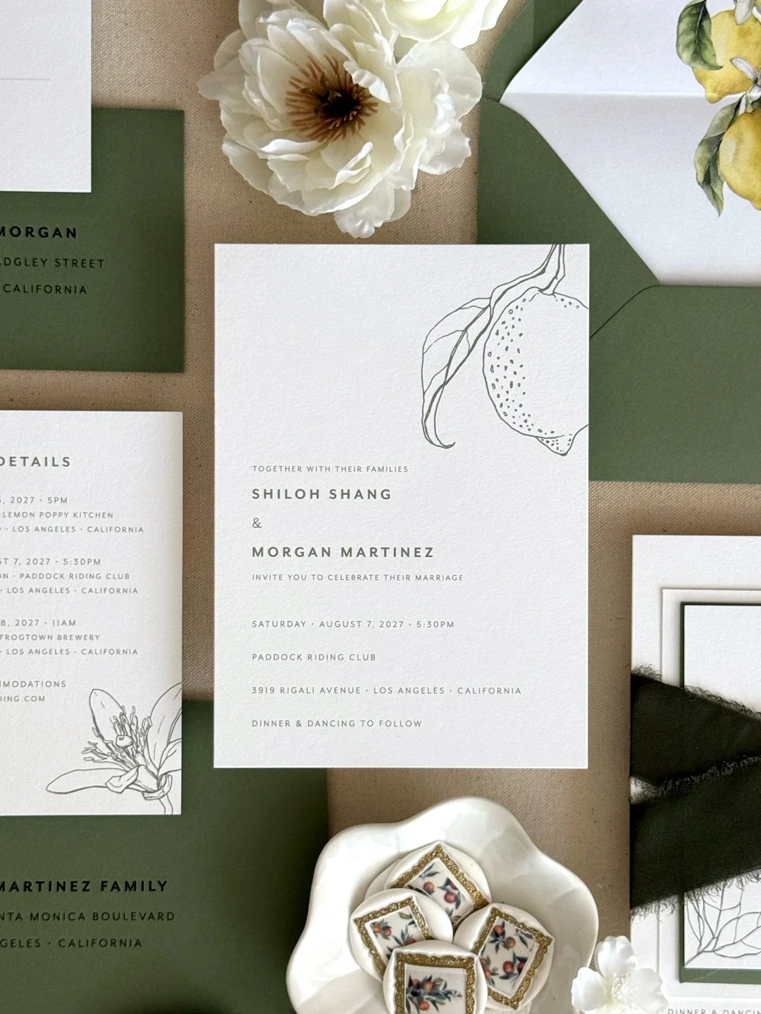 wedding invitation card_lemon illustrations_digital-letterpress-foil stamp printing_Lemony_Citrus Invitations_mid green-cotton_01.jpg
