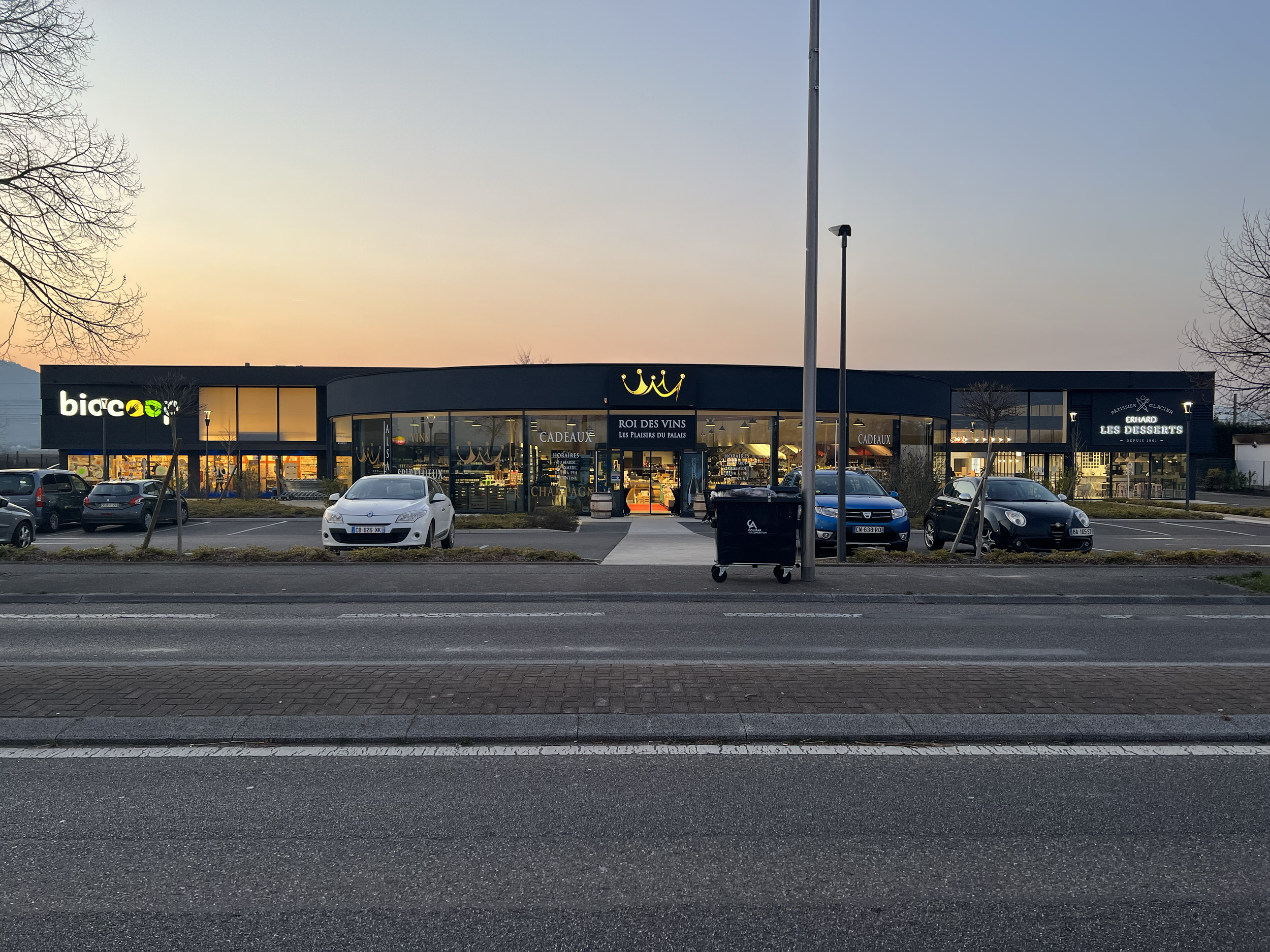 façade principale écrin nuit