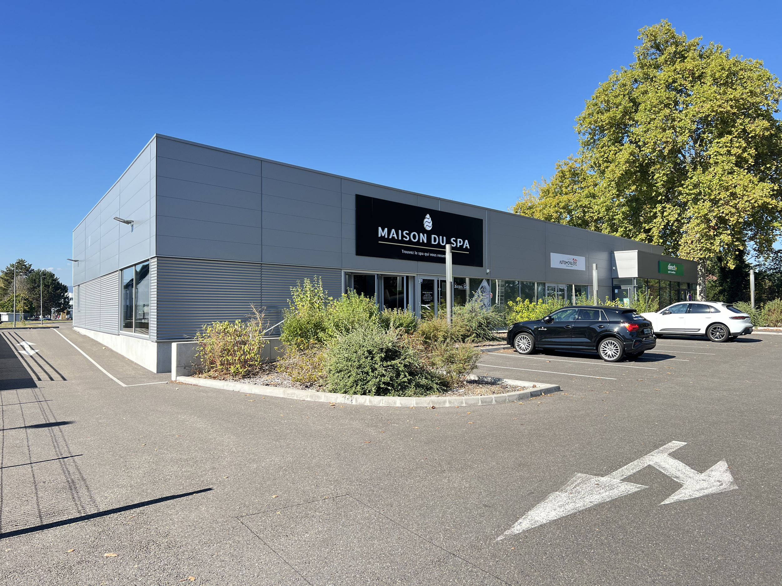 péniche maison du spa enseigne