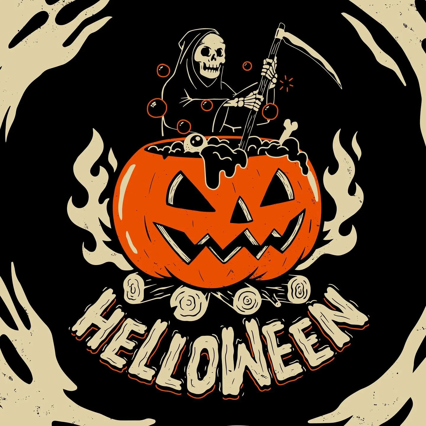 Bubble, bubble, toil and trouble 🎃 

New illustration for @hellpizza for their Helloween campaign.

#hell #hellpizza #helloween #halloween #animation #typography #handdrawn #illustration #logo #motiongraphics
#graphicdesign #branding #wellingtonnz #
