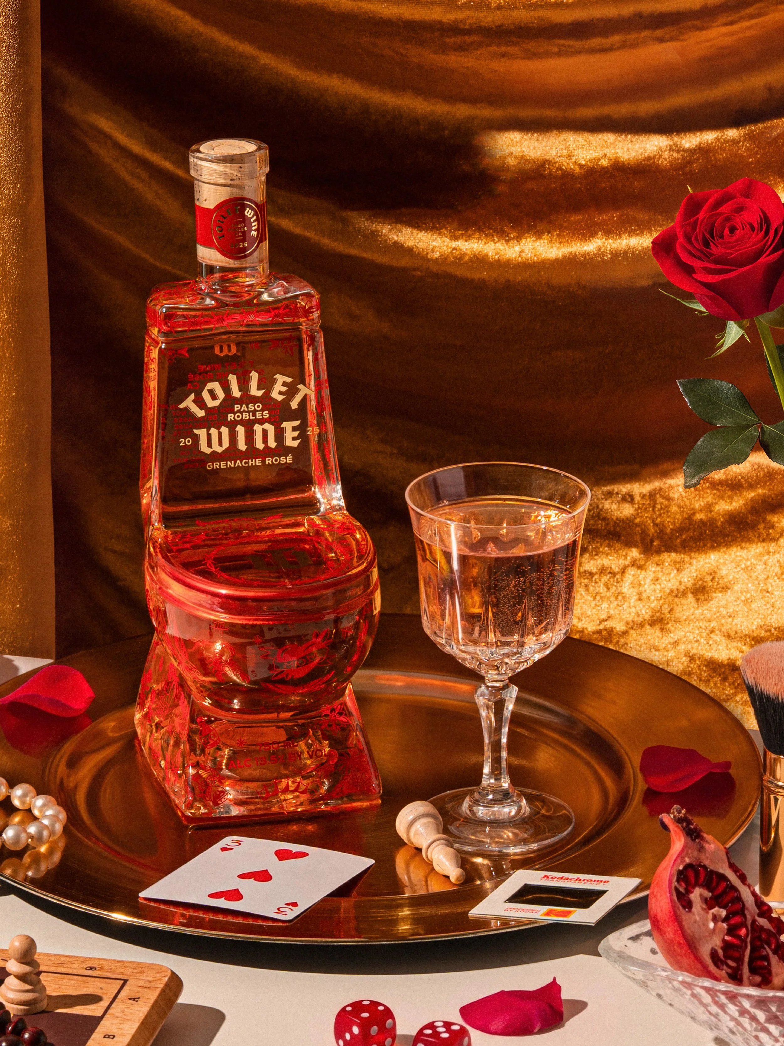 Introducing Toilet Wine, a luxury ros&eacute; brand that takes the piss out of premium wine culture.

One of our most unique products to-date. We developed the brand identity, packaging and bottle design, illustration, RTD range, merchandise, digital