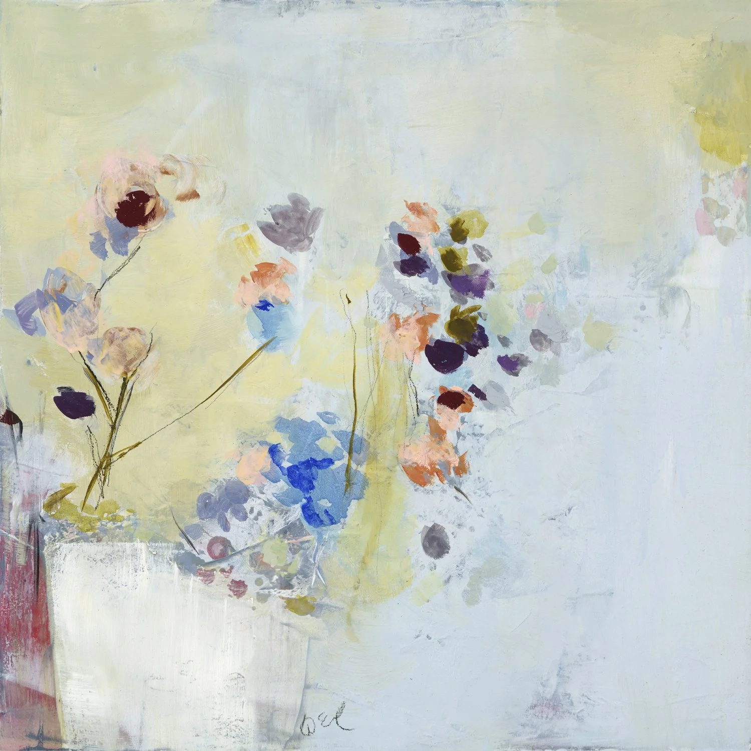 A Promise of Better Days Oil on wood 16x16 inches SOLD