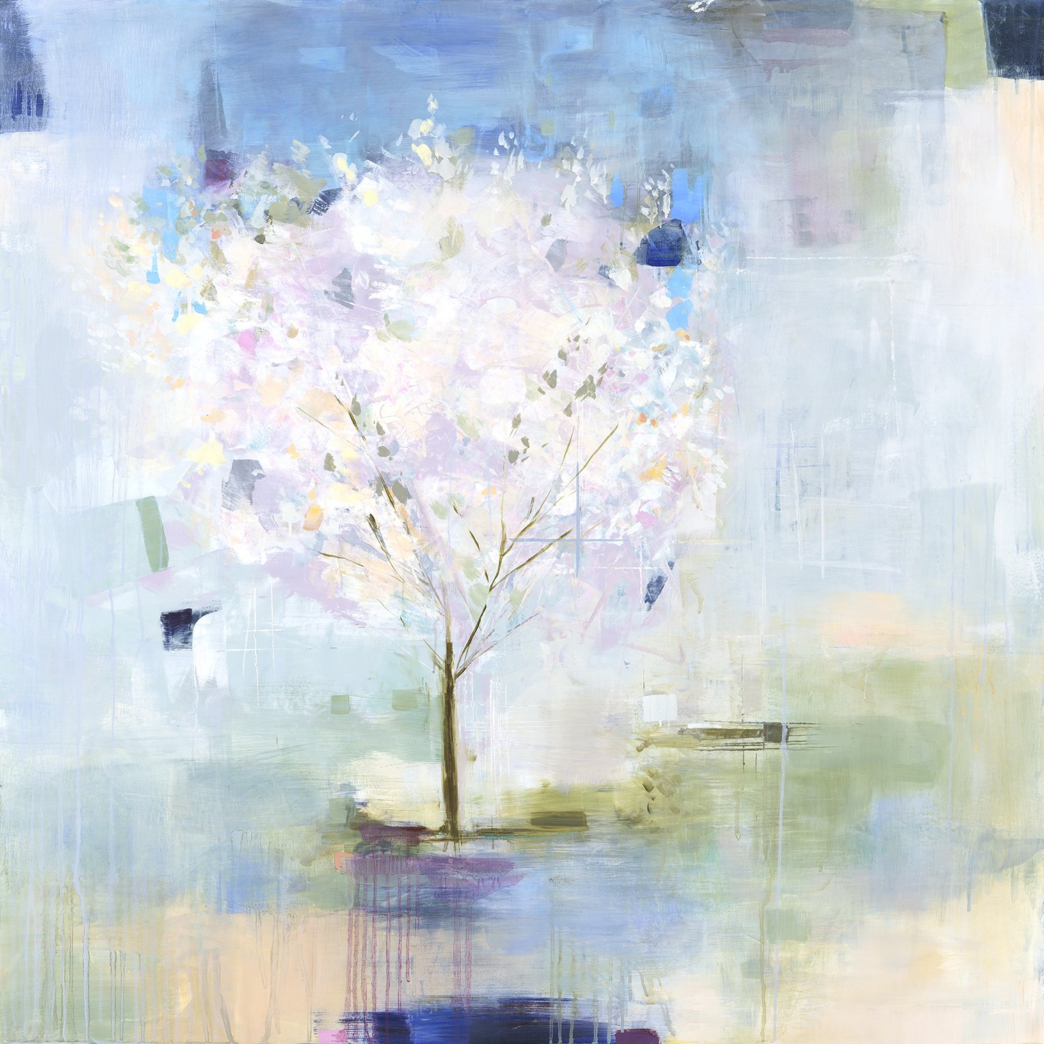   Tree of Hope  Oil on wood 36x36 inches SOLD 